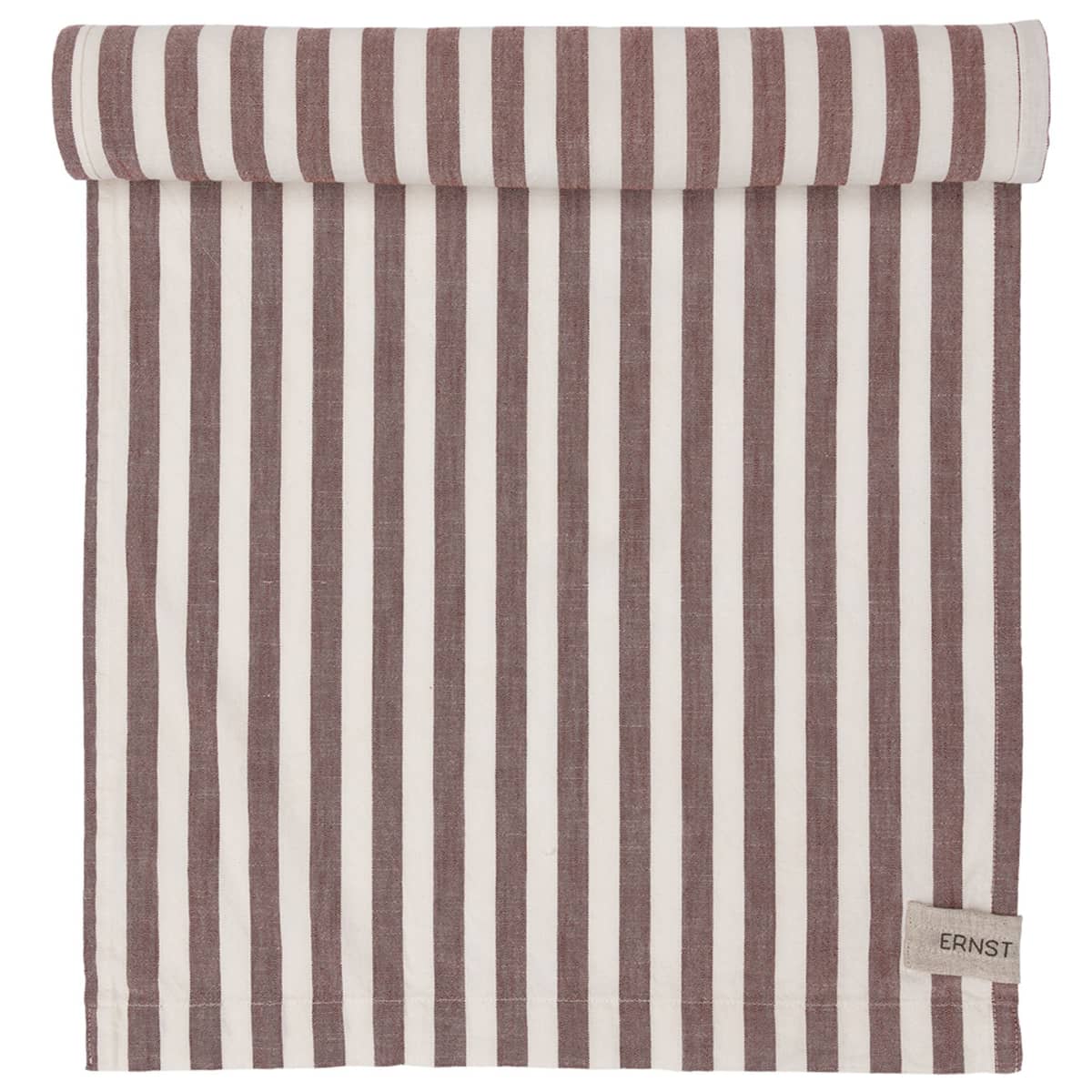 Löpare bred rand 45x250 cm, röd/vit