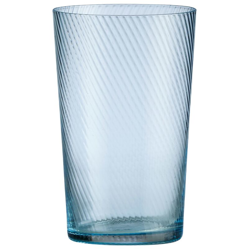 RAW Unique Swirl highballglas 45 cl, lysblå