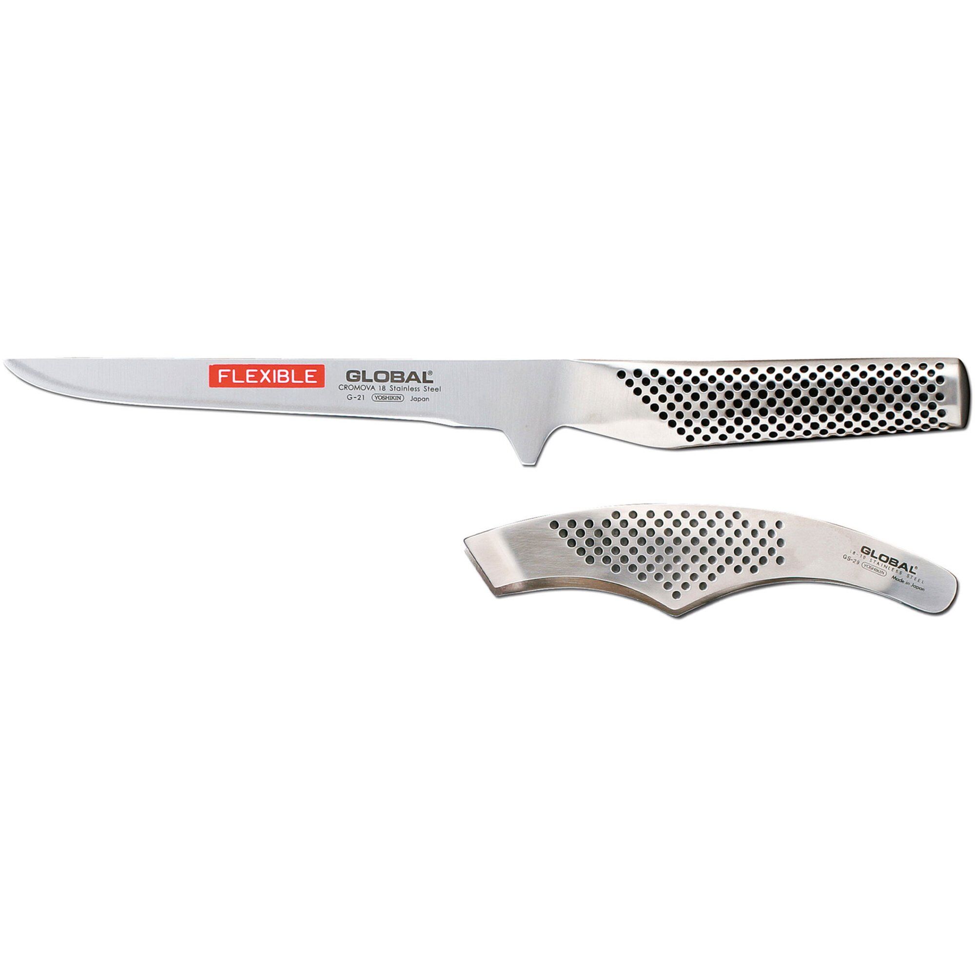 Global Knivset G-21, GS-29 (filékniv + fiskbenspincett)