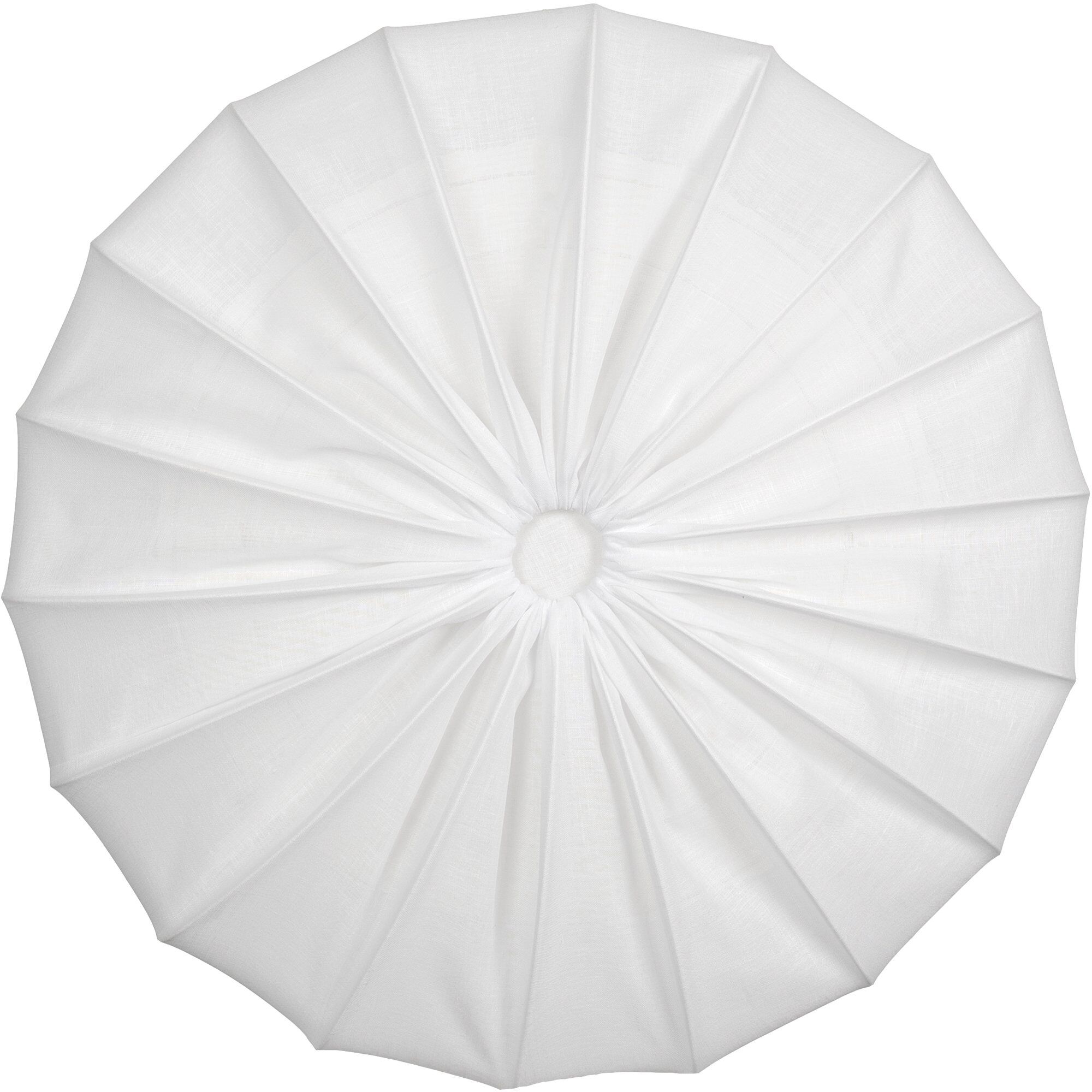 Anna plafond, 80 cm, lin, hvit