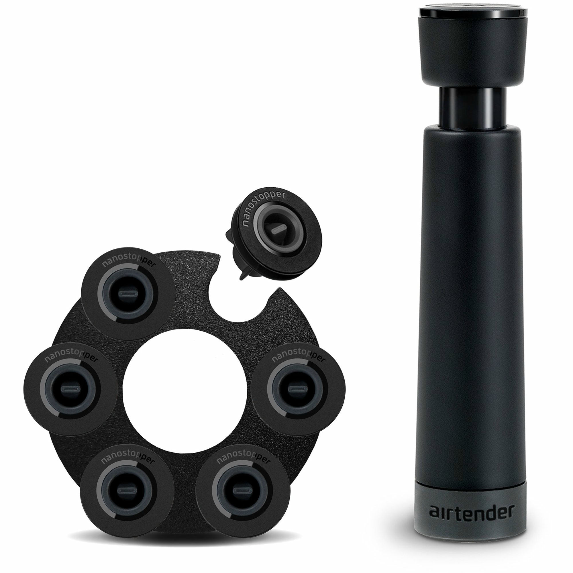 Alternativ bild 1 för Airtender Vakuumförslutare för vin + 6 stoppers