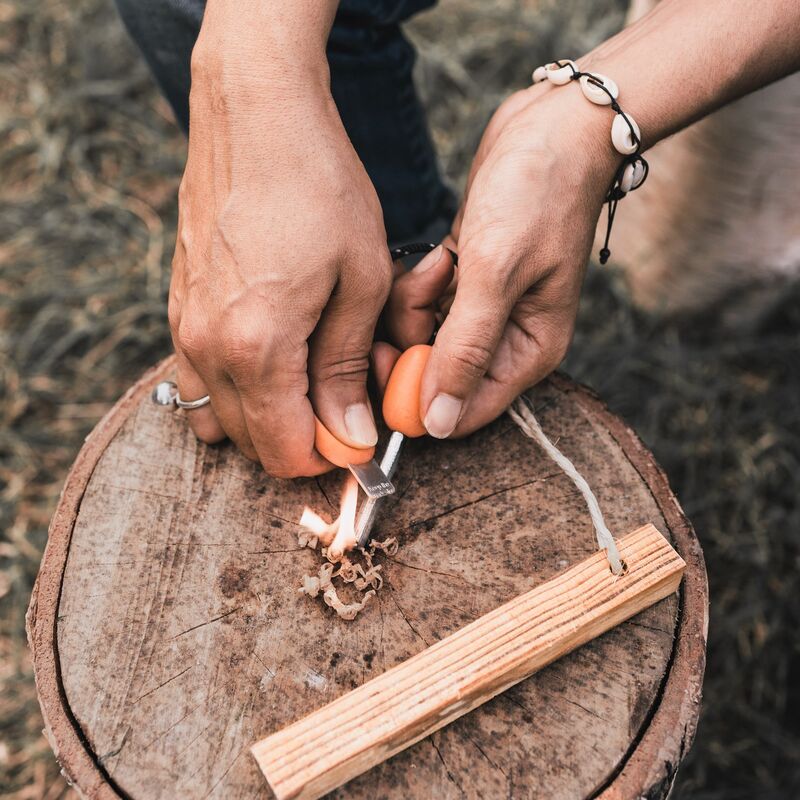 Fire´n Grill, sandygreen/cocoshell