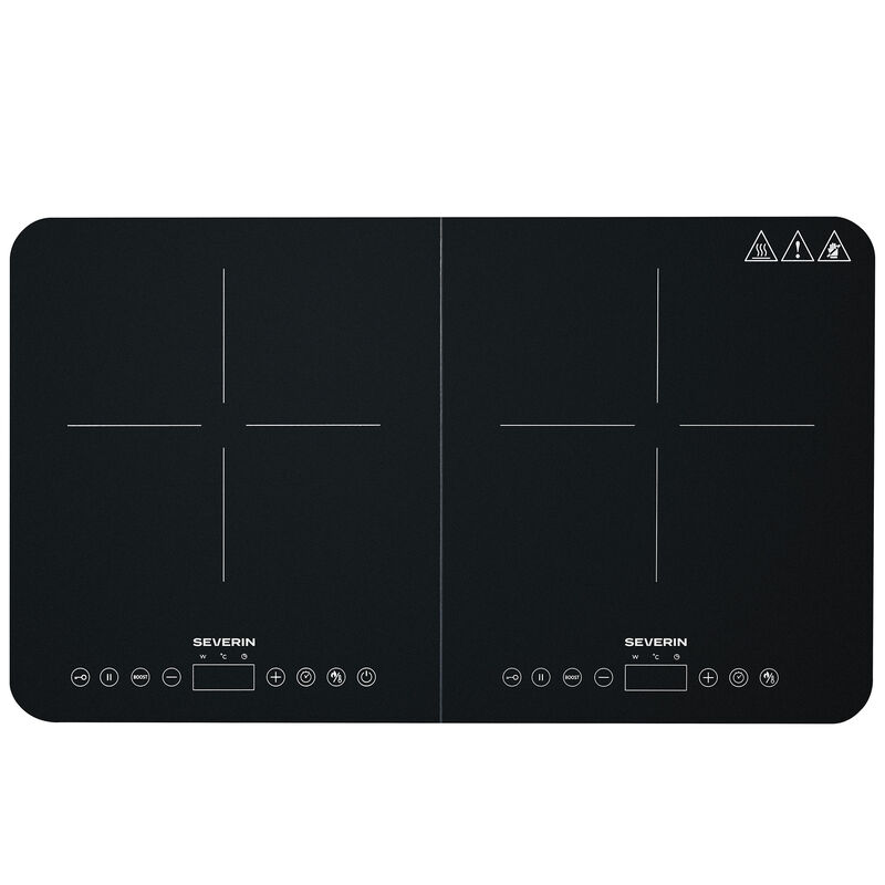 DK 1027 induktionsplatta 2 zoner, svart