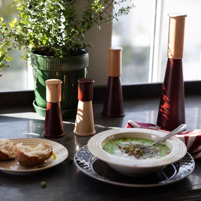 Gurken salt- och pepparkvarn large, röd