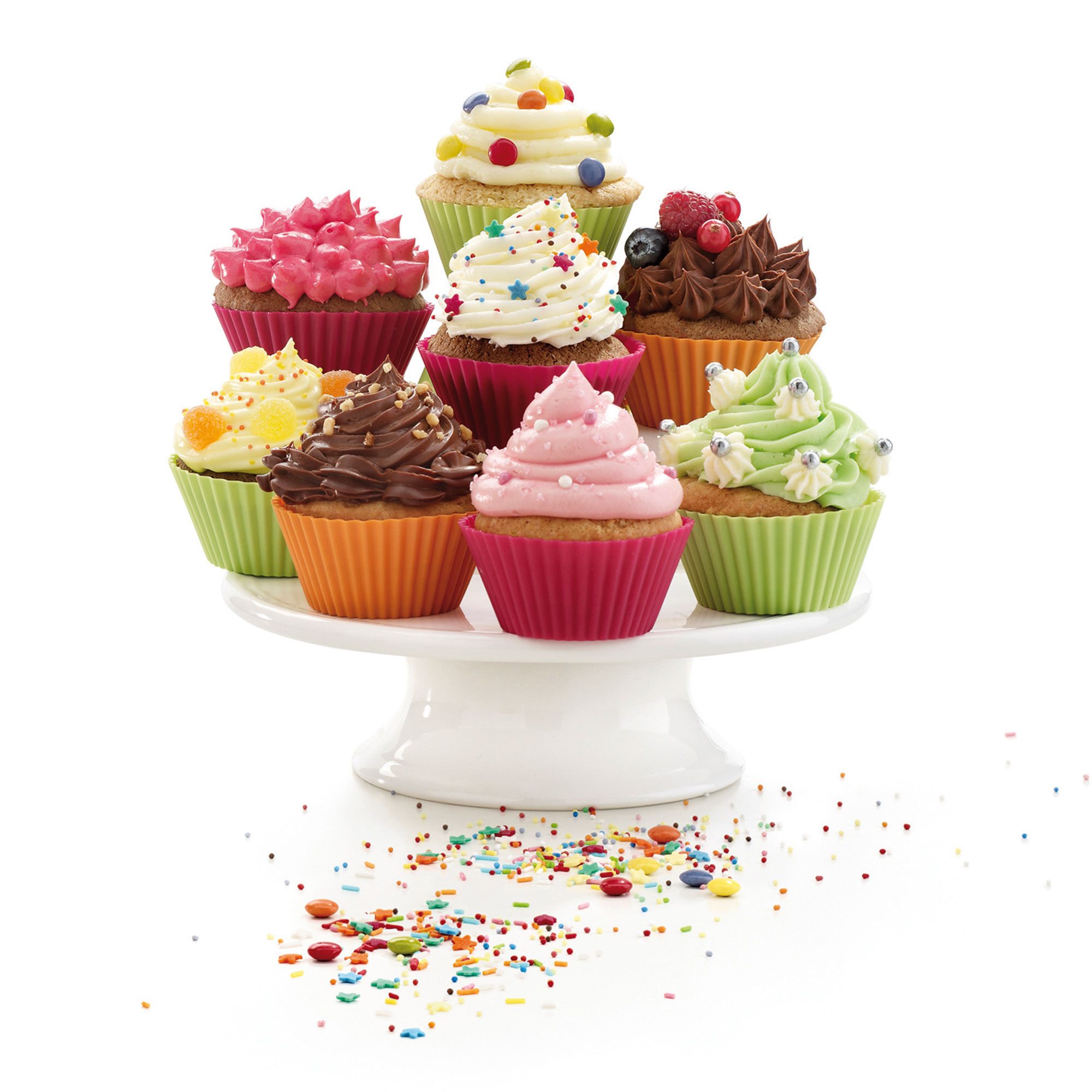 Muffinsforme i silikone 7 cm, 6 stk.