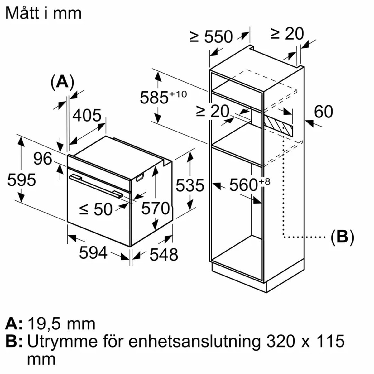 HB579GBR3 iQ500 indbygningsovn, rustfrit stål