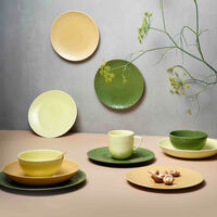 Confetti desserttallerken 21 cm, lemon