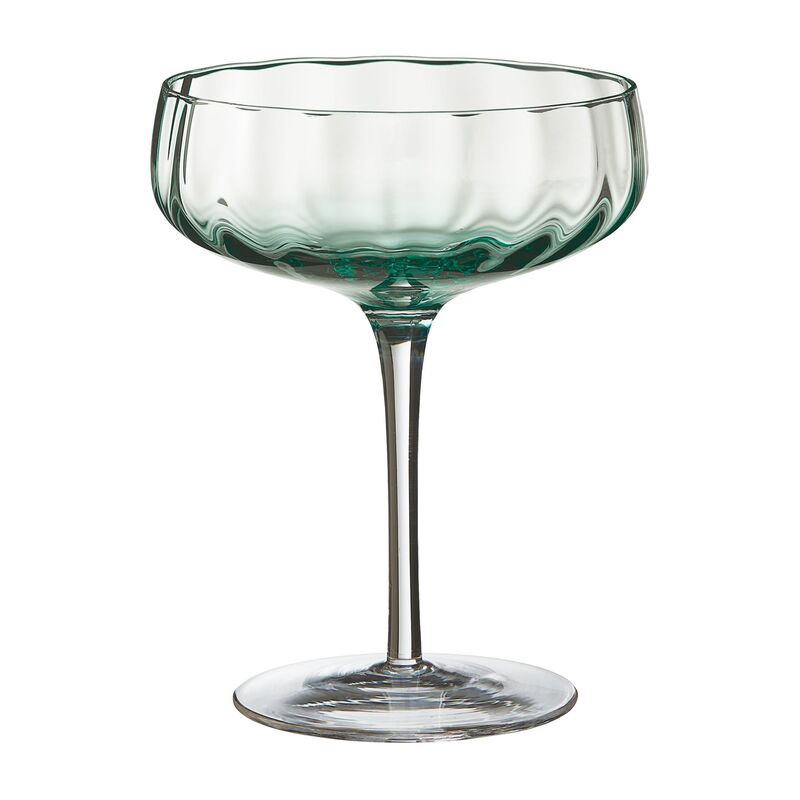 Champagne-/cocktailglass 30 cl, grønn