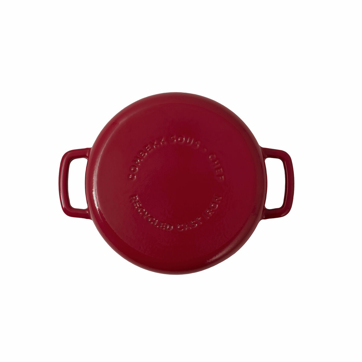 Combekk Støpejernspanne 24 cm, bordeaux