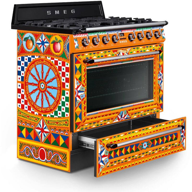 Spis m. gashäll Dolce & Gabbana Divina Cucina TR90DGC9 90 cm