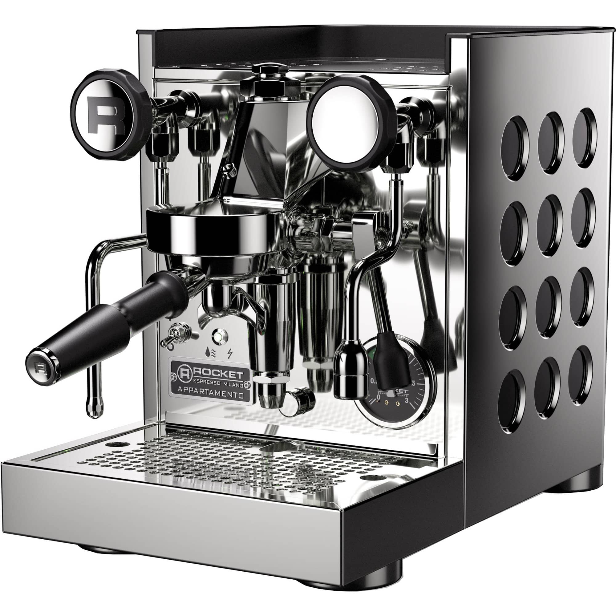 Appartamento Tca Espressomaskine Krom Sort