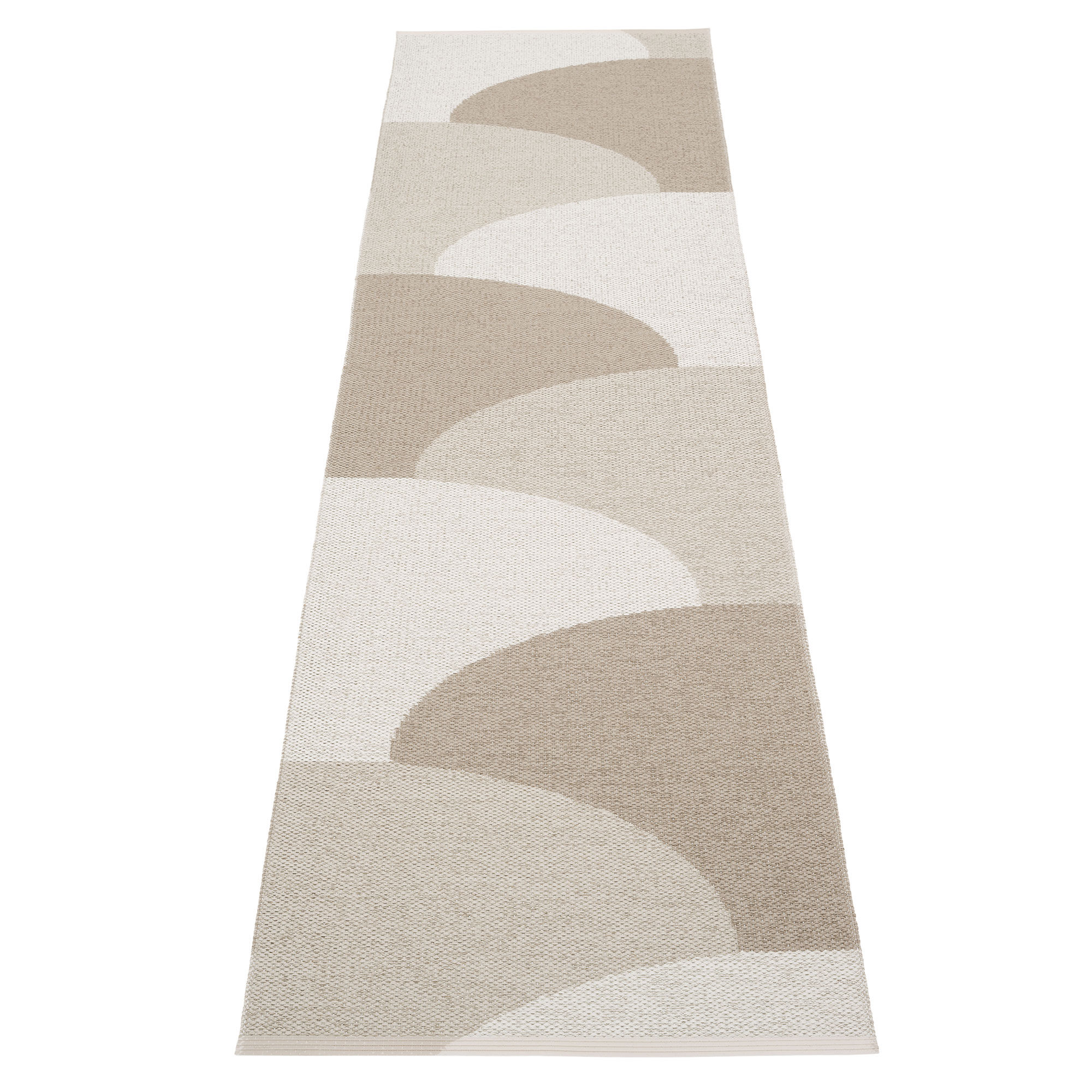 Pappelina Hill Tæppe 70×270 cm, dark linen/linen/fossil grey