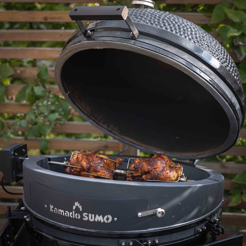 SUMO Midi + Grillmästarens rotisseri & pizzaugn, svart