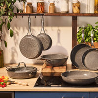 Salina tarjoilupannu kannella 28 cm, alumiini