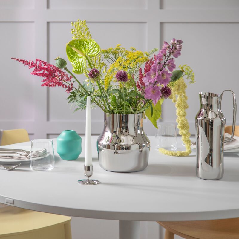 Dorotea lysestake 7x5,5 cm, blank stål