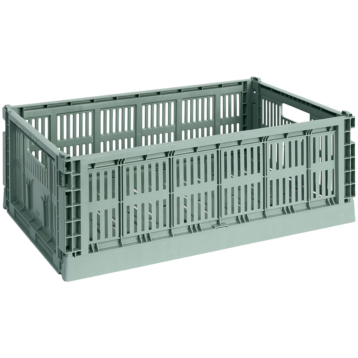 HAY Colour Crate Large förvaringslåda, sage green