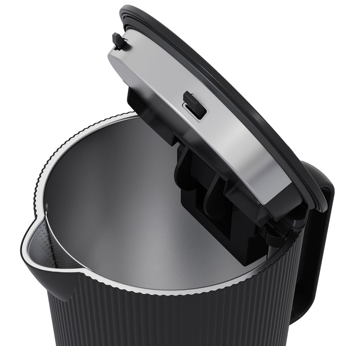 Georg Jensen Bernadotte elkedel, sort