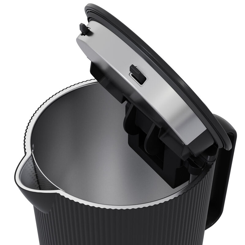 Georg Jensen Bernadotte vattenkokare, svart