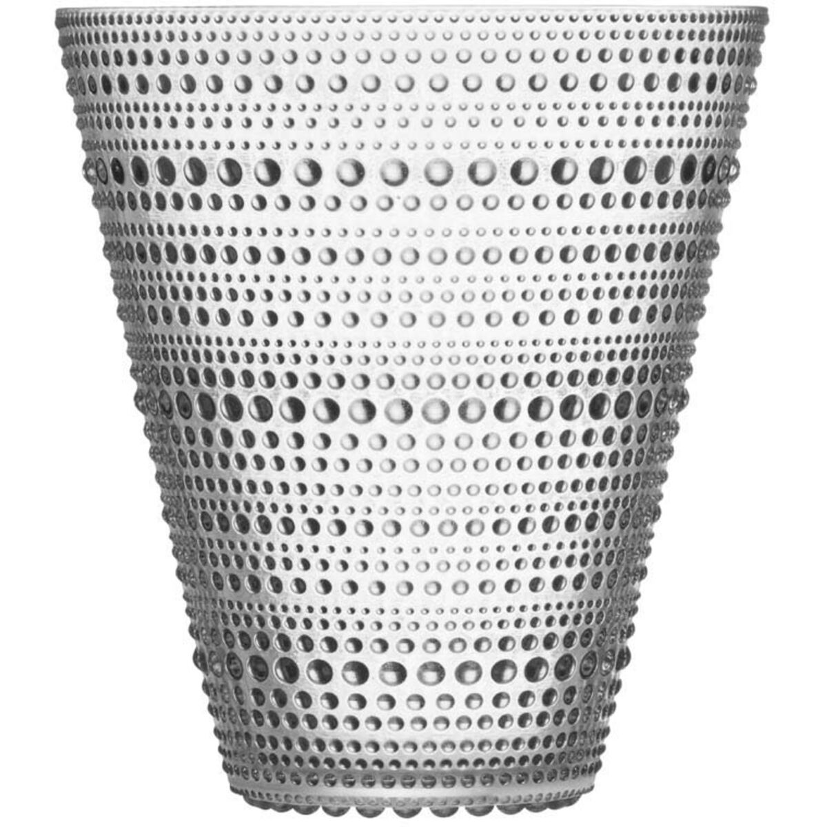 Kastehelmi vase, 15,4 cm., klar