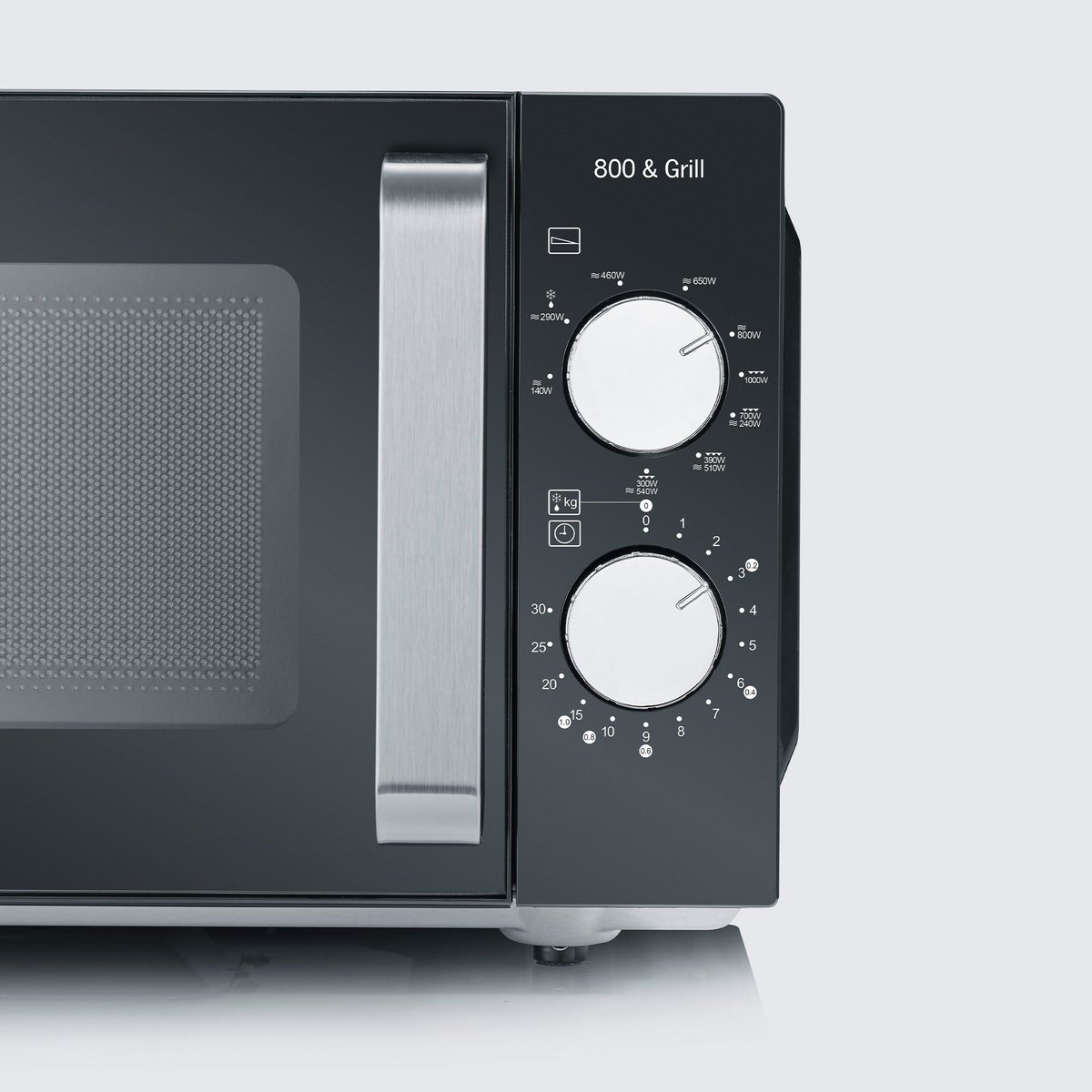 Mikrobølgeovn med keramisk bunnplate, 800 W