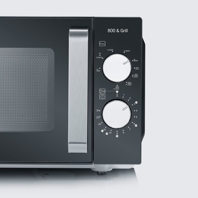 Mikrobølgeovn med keramisk bundplade, 800 W