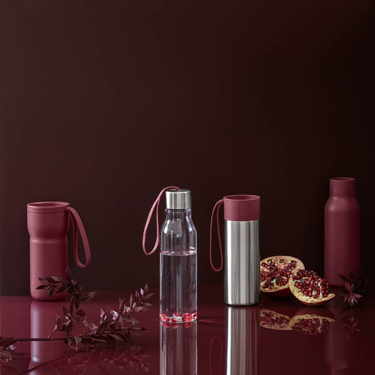 Nordic Kitchen Termoskaffemugg, Pomegranate