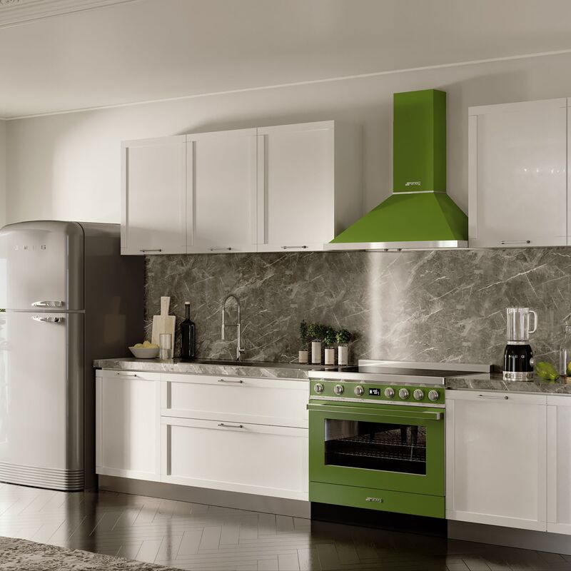 KPF9OG Portofino emhætte 90 cm, grøn
