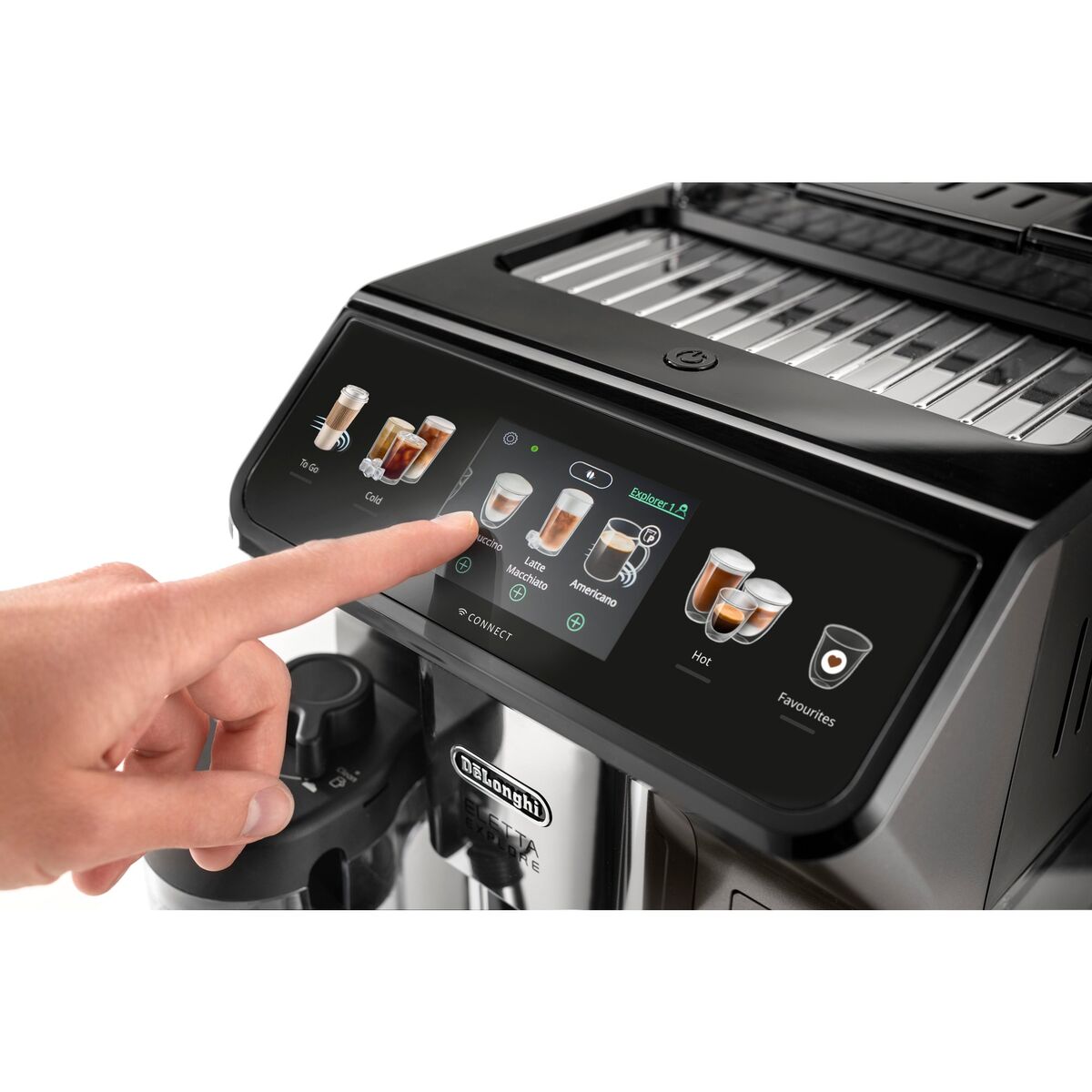 Eletta Explore ECAM450.86.T espressomaskine, titanium