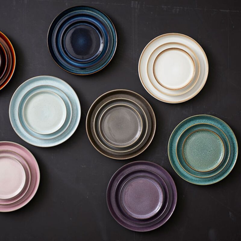 Gastro tallerken 17 cm, grønn/svart