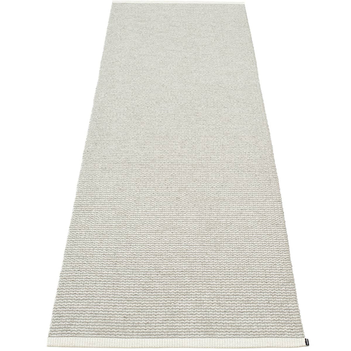 Gulvtæppe Mono, 85 x 260 cm., fossil grey/white grey