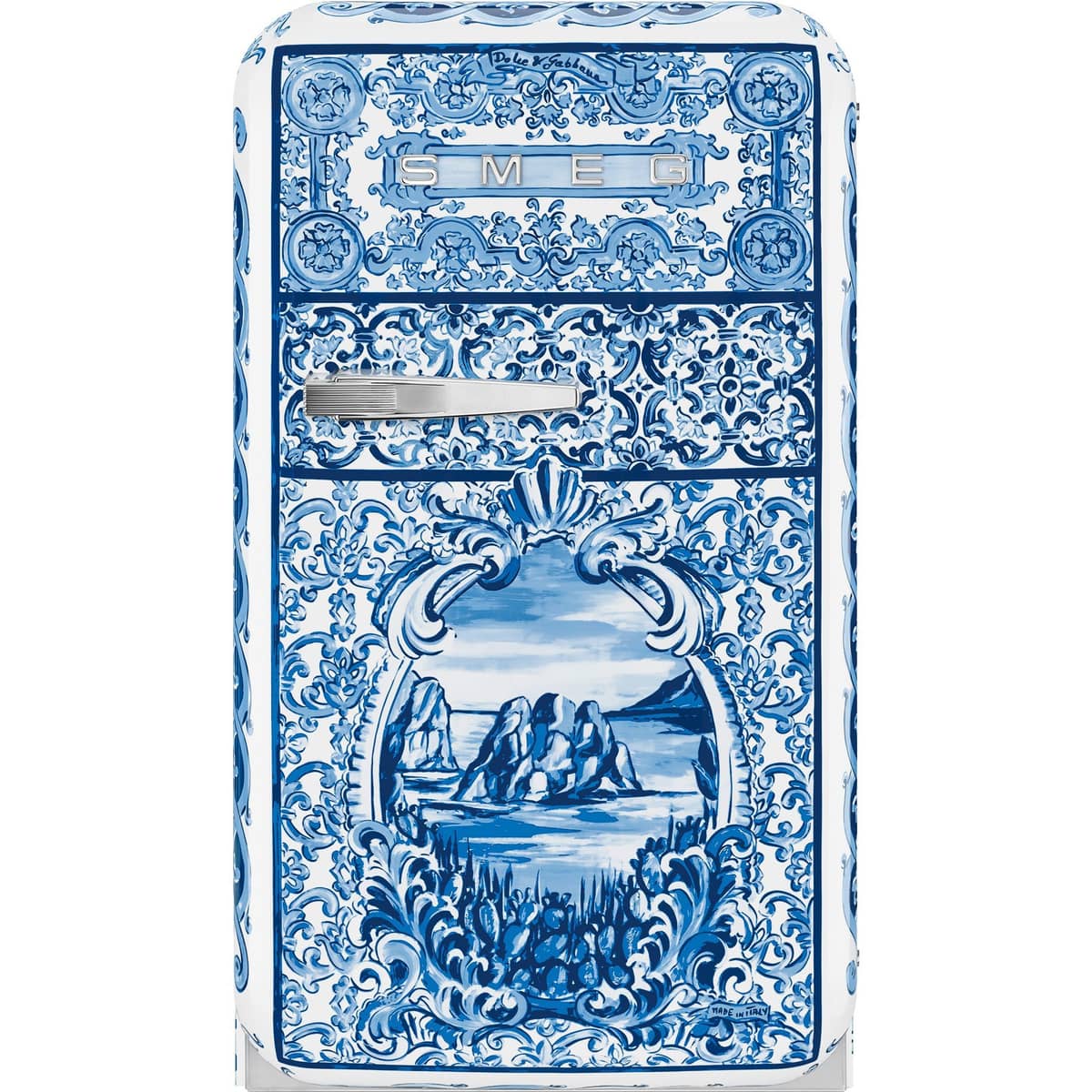 FAB5RDGME5 D&G Blu Mediterraneo vapaasti seisova jääkaappi, 73 cm