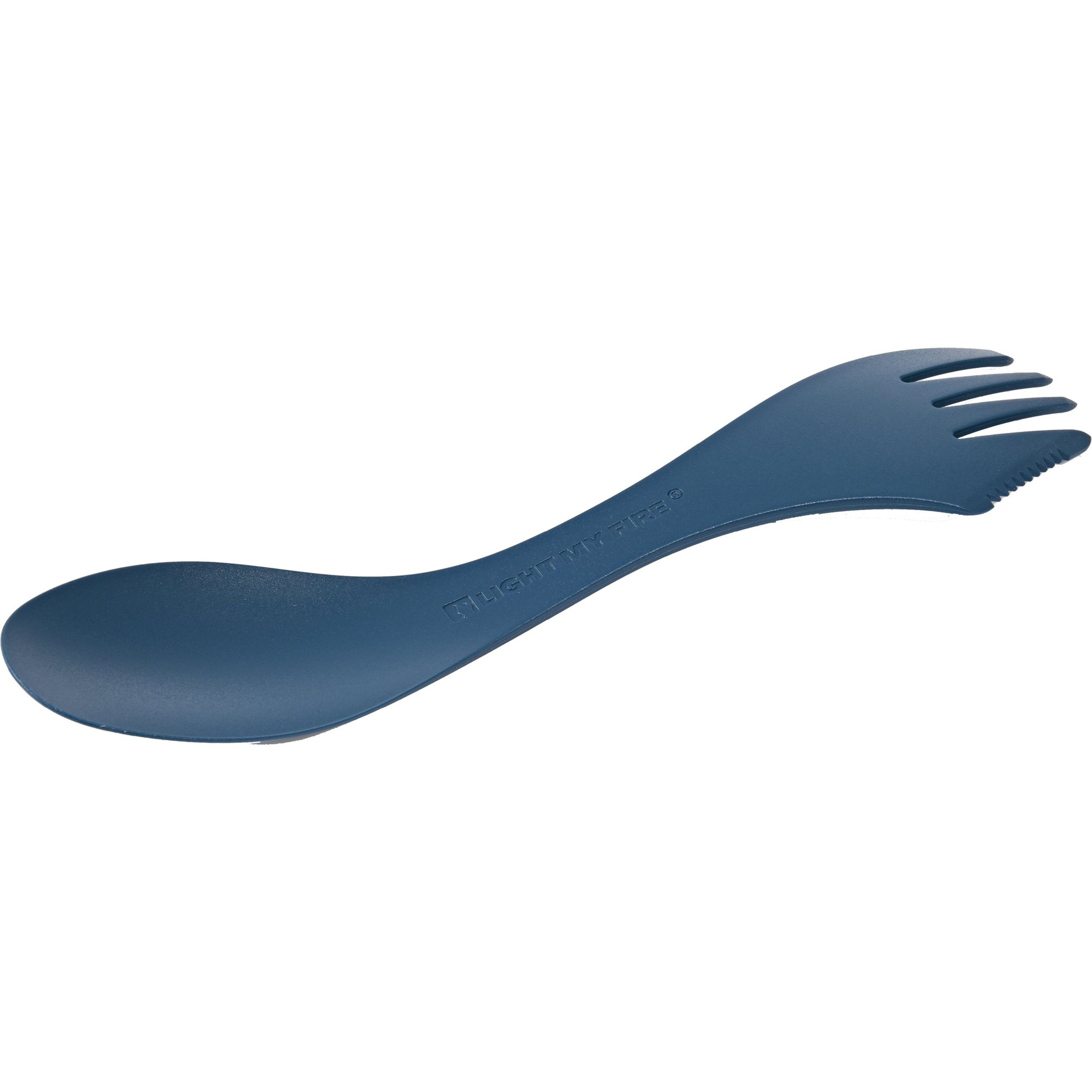 Spork large serving, hazy blue