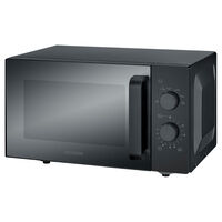 Mikrovågsugn 25 liter, svart