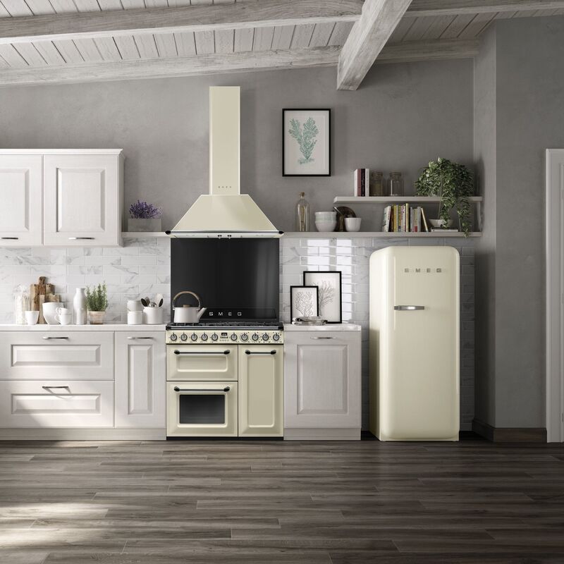 Victoria Kaasuliesi 90 cm 3 Uunilla, Creme