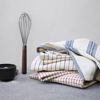 Textiles keittiöpyyhe 50x70 cm, sininen/terracotta
