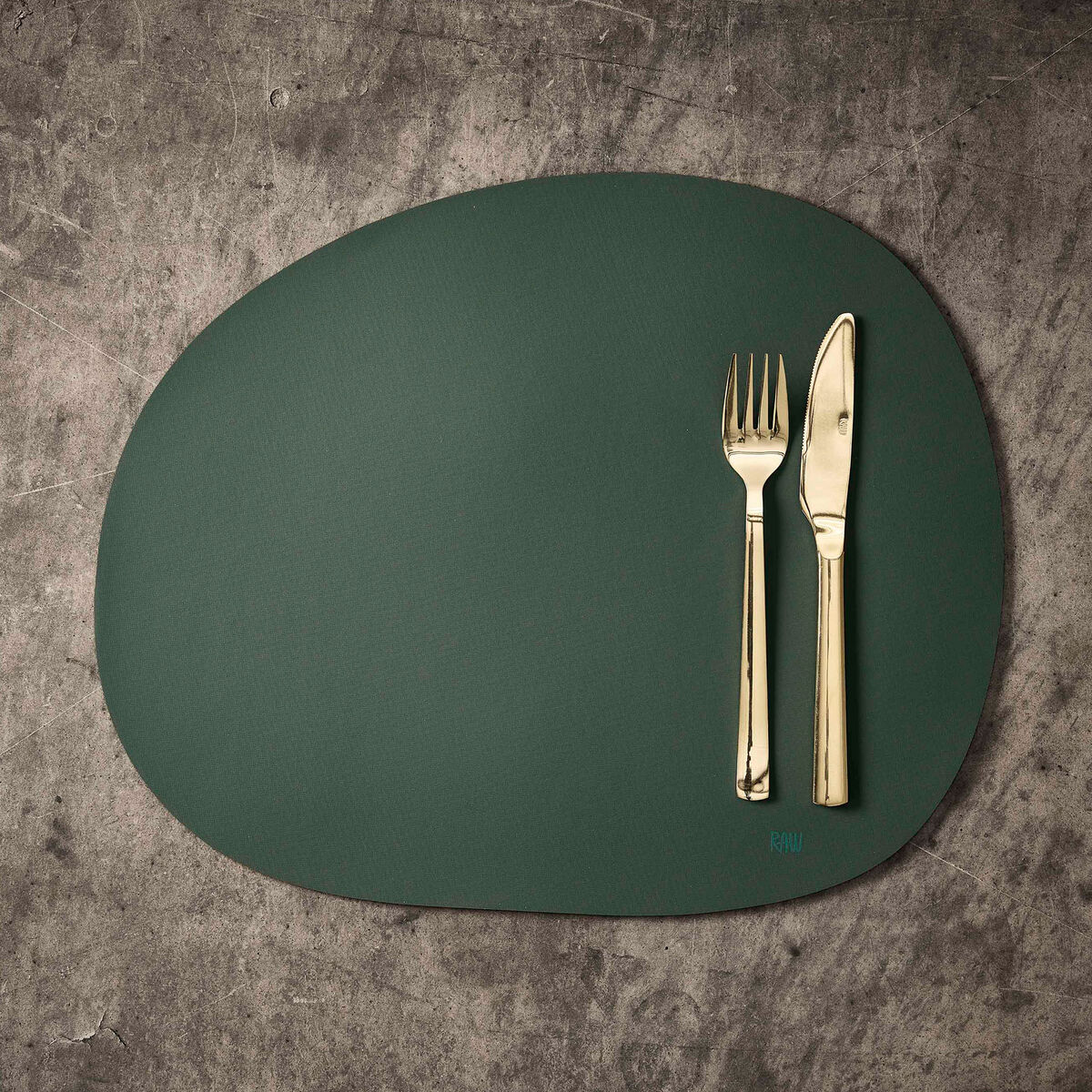 Raw Bordstablett 1-pak, mørkegrøn