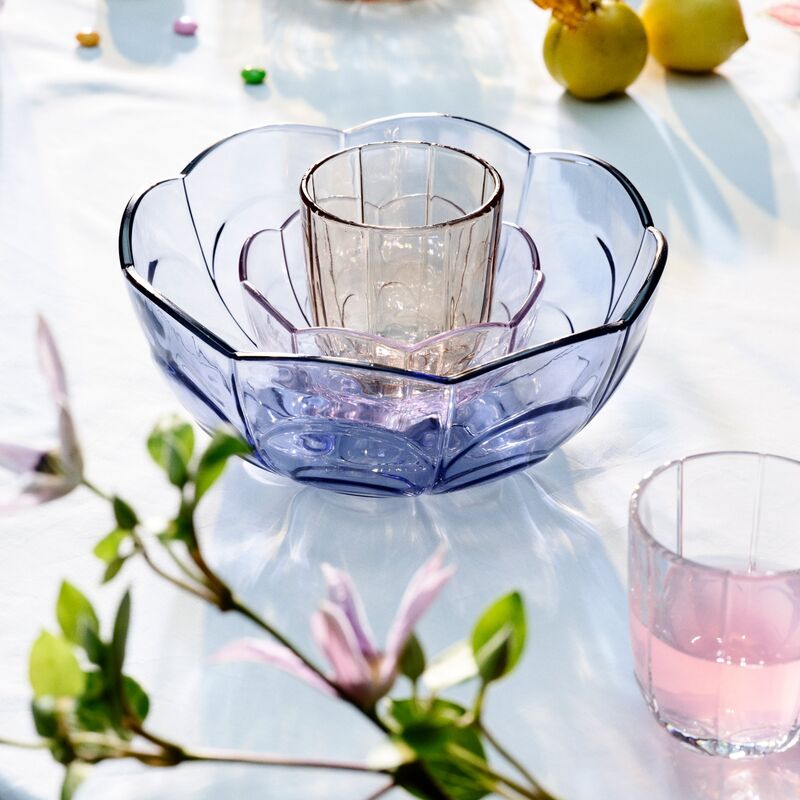 Lily kulho 23 cm, blue iris