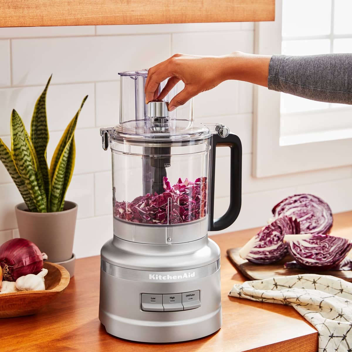 5KFP1319 Foodprocessor 3,1 liter contour silver