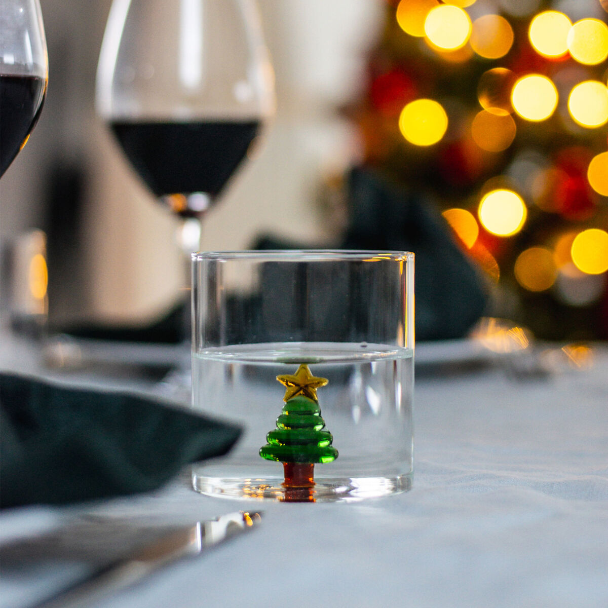 Tumblerglas 4 st, jultema