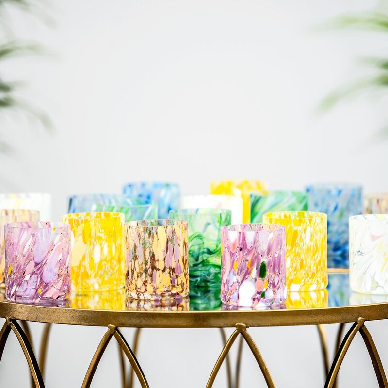 Swirl drikkeglass 35 cl, blå