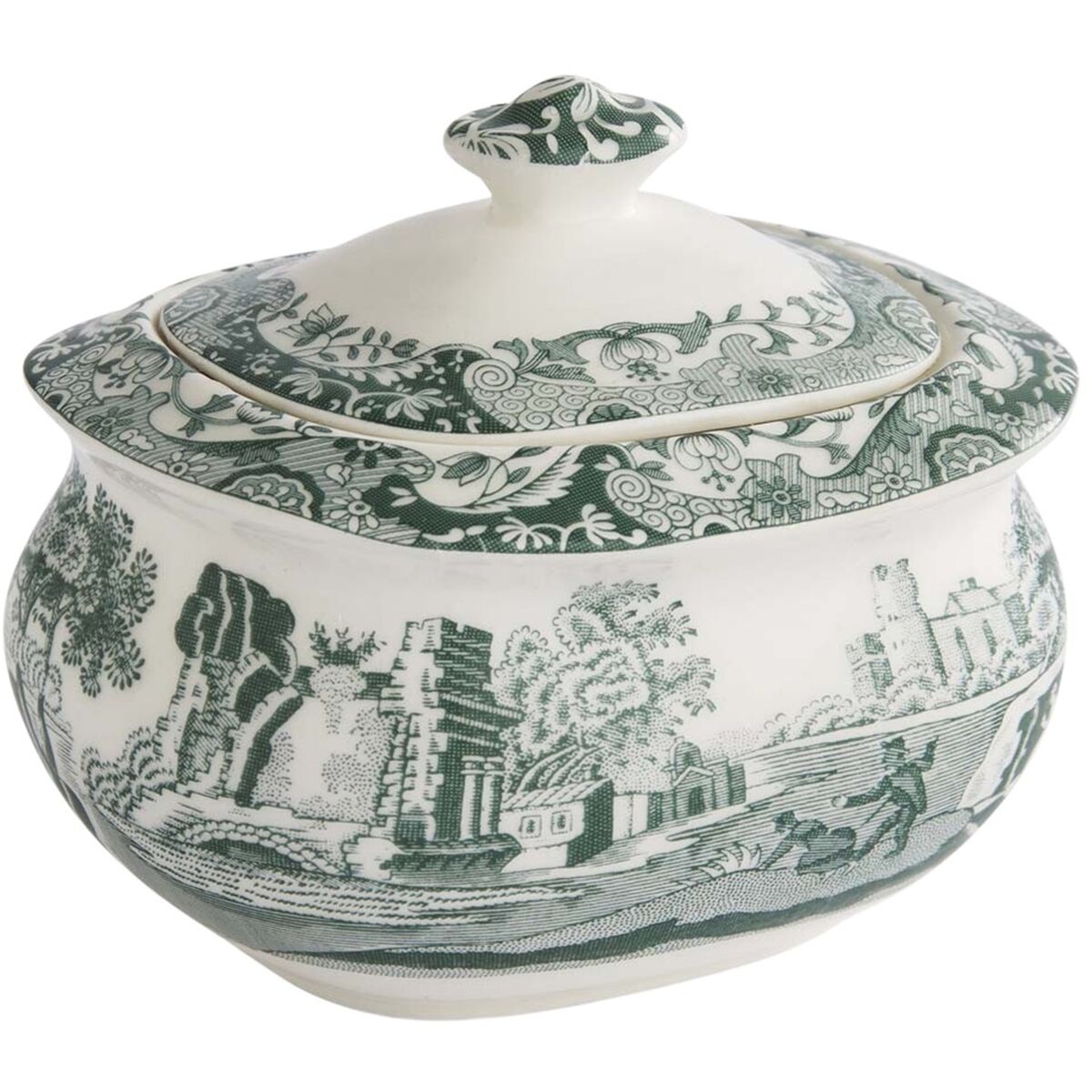 Heritage Green Italian sokerikko kannella 25 cl, vihreä/valkoinen