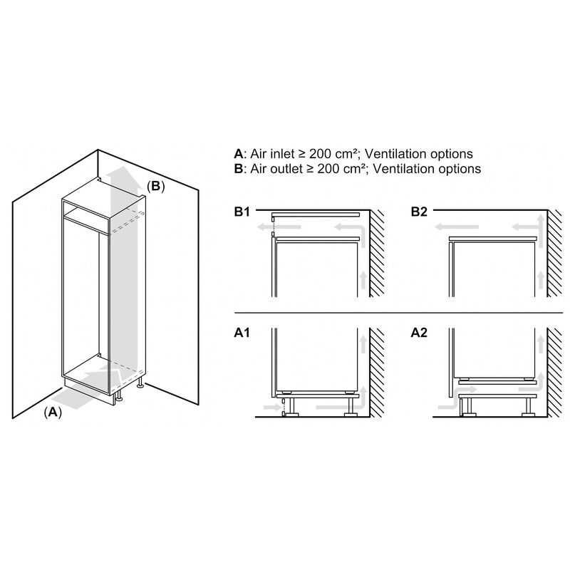 KI81RVFE0 iQ300 jääkaappi, integroitu