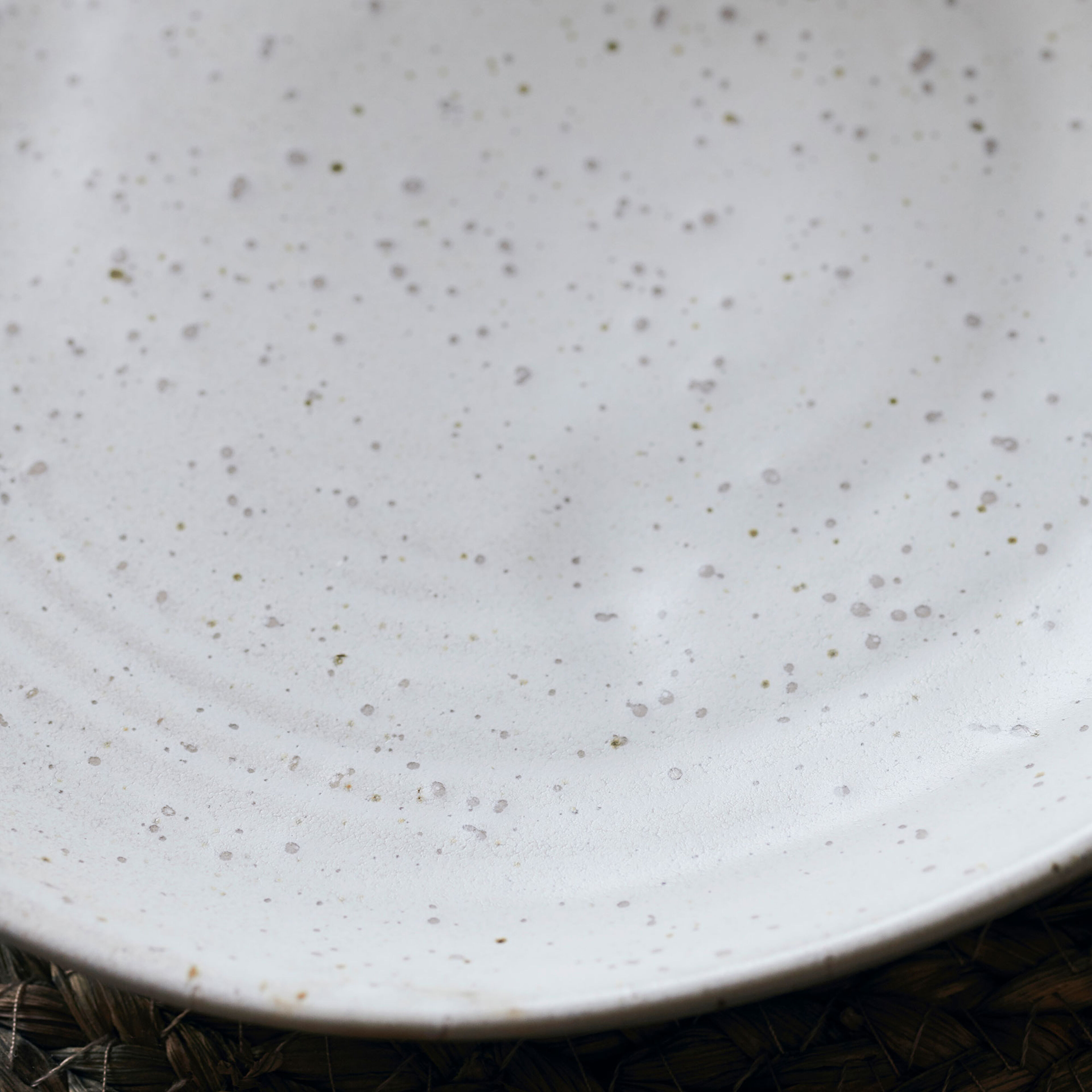 Pion tårtfat, grå/vit