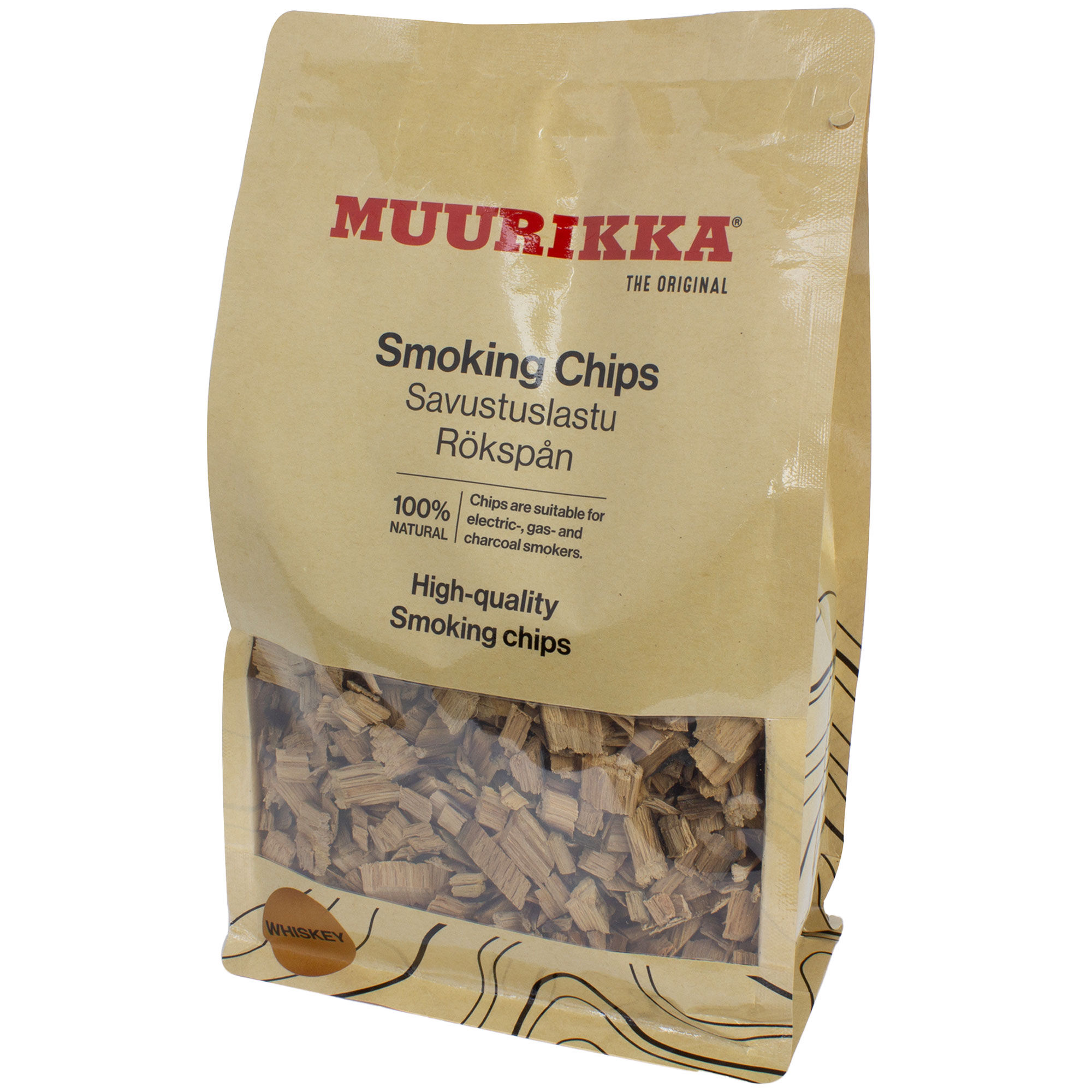 Muurikka Røykespon whisky 500 g