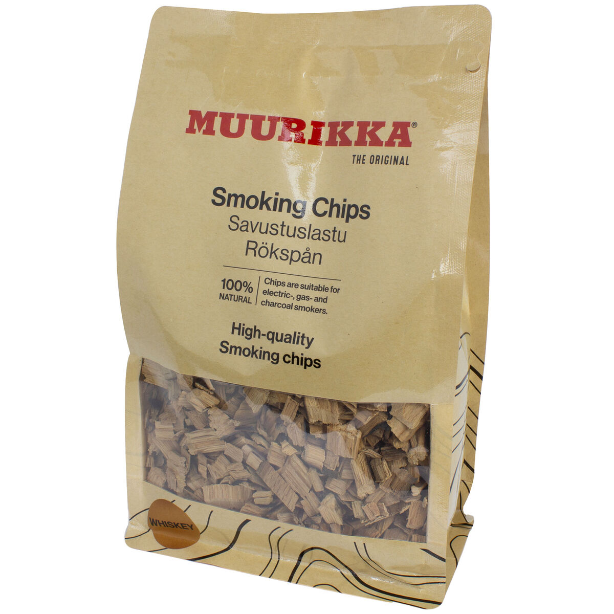 Muurikka whiskyrökspån 500 g
