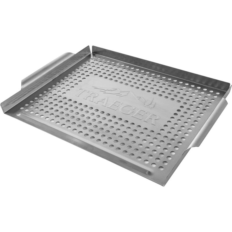Grillbricka, rostfritt stål