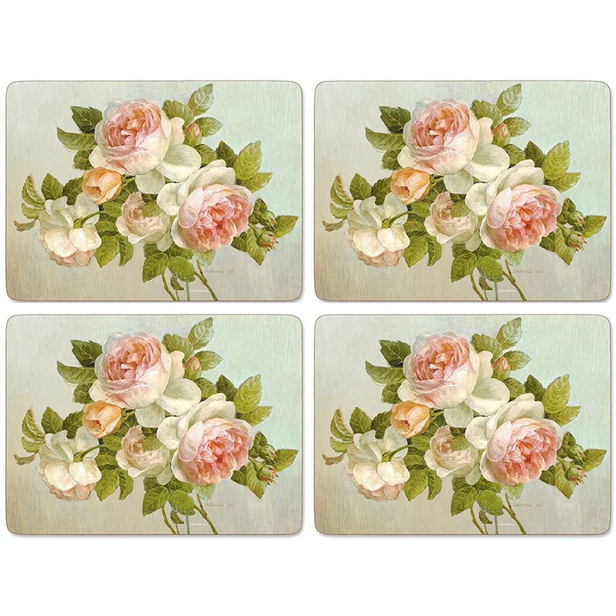 Antique Rose Kuvertbrikke 4-pack