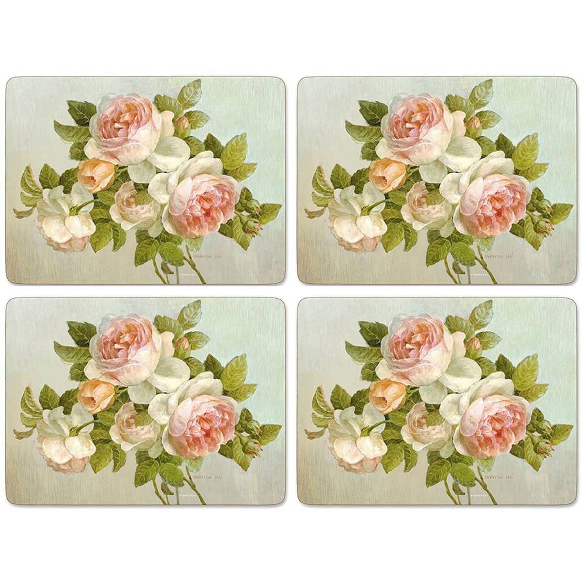 Dækkeserviettet 'Antique Rose'