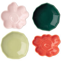 Unikko & Kivet Pink asjett, 4 stk