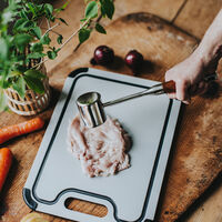 Kata lihanuija, ruostumaton teräs